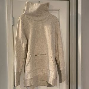Oatmeal Fabletics Zaylee Pullover- Barely worn!